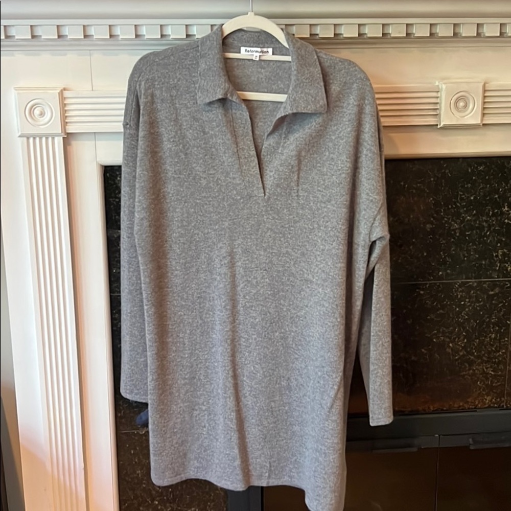 Reformation Knit Cashmere Dress